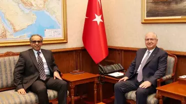 Bakan Güler, Kuveyt Büyükelçisi'ni kabul etti