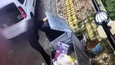 Samsun'da Çöp Konteynerinde Uyuşturucu Operasyonu