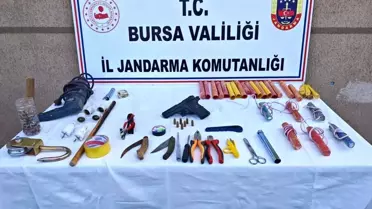 Bursa'da İzinsiz Define Kazısına Operasyon