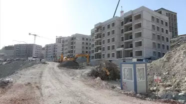Antakya'da Afet Konutları İnşaatı Devam Ediyor