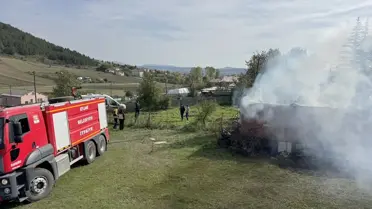 Eflani'de Yangın: 36 Arı Kovanı Zarar Gördü