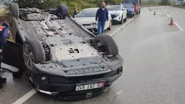 Eskipazar'da Trafik Kazası: Sürücü Yaralı