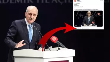 Kurtulmuş kürsüden Kürtçe çağrı yaptı, aynı mesaj TBMM hesabından da paylaşıldı