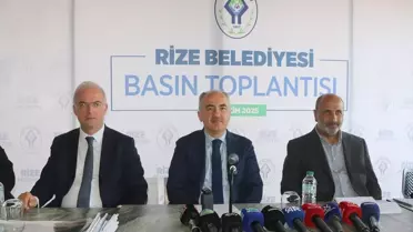 Rize Belediye Başkanı Rahmi Metin, sürdürdükleri çalışmaları değerlendirdi Açıklaması