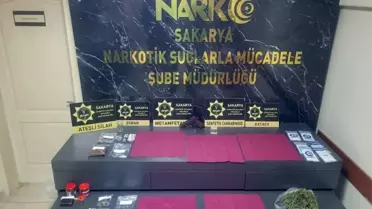 Sakarya'da 10 Uyuşturucu Şüphelisi Yakalandı