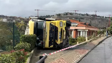 Sarıyer'de Dev Tır Kazası