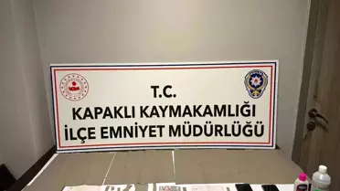 Tekirdağ'da Uyuşturucu Operasyonu: 3 Gözaltı