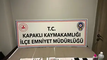 Kapaklı'da Uyuşturucu Operasyonu: 2 Tutuklama