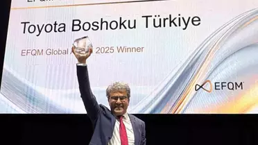 Toyota Boshoku Türkiye, EFQM Küresel Ödülünü Kazandı