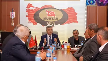 Vali Ergün Muhtarları Ziyaret Etti