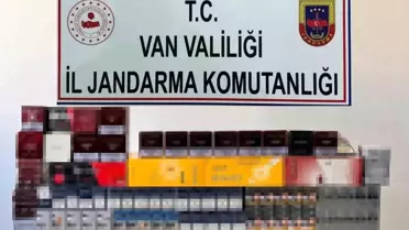 Başkale'de 1856 Paket Kaçak Sigara Ele Geçirildi