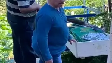 Giresun'da Cenaze Teleferikle Taşındı