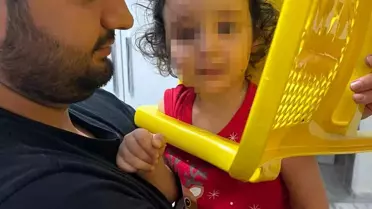 Batman'da Çocuk Sandalyeye Sıkıştı