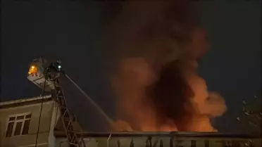 Beyoğlu'nda Tekstil Atölyesinde Yangın