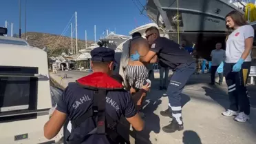 Bodrum'da Tekne Kazası: Yaralı Tahliye Edildi