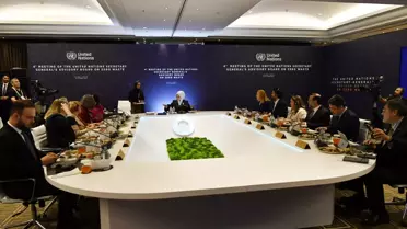 Emine Erdoğan, BM Sıfır Atık Yüksek Düzeyli Şahsiyetler Danışma Kurulu'nun toplantısına başkanlık etti