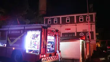 Tarihi Camide Yangın