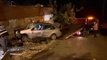 Bartın'da Takla Atan Otomobilin Sürücüsü Kurtarıldı