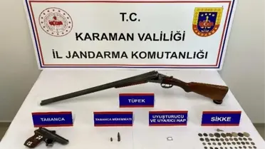 Karaman'da Jandarma Uygulaması: 7 Tutuklama
