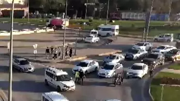 Kahramanmaraş'ta Polise Sopayla Saldırı!