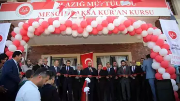 Bilal Erdoğan Elazığ'da Mescid-i Aksa Kur'an Kursu'nun Açılışına Katıldı