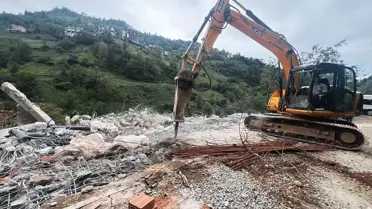 Fırtına Vadisi'nde Yıkım Başladı