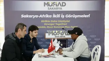 Sakarya'da Afrika İş İnsanlarıyla Görüşmeler
