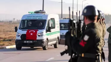 Şehit Eyüp Güner Gaziantep'e dualarla uğurlandı