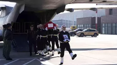 Şehit Piyade Er Eyüp Güner'in naaşı memleketi Gaziantep'te