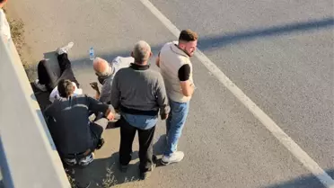 Atakum'da Motosiklet Kazası: 2 Yaralı