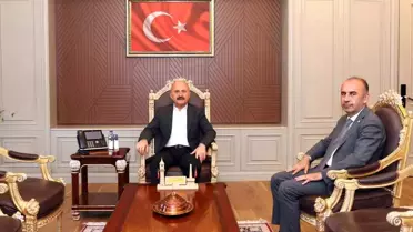 Vali Varol, Rektör Keleş'i Ziyaret Etti