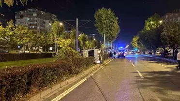 Kayseri'de Alkolle Kaza: Araç Ağaç Devrildi