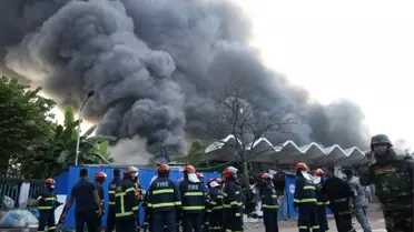 Dakka Havaalanı'nda Yangın