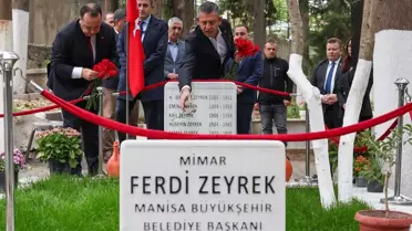 Özgür Özel, Ferdi Zeyrek'in Kabrini Ziyaret Etti