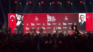 CHP'nin 39. Olağan İstanbul İl Kongresi başladı! Özgür Özel de katılacak