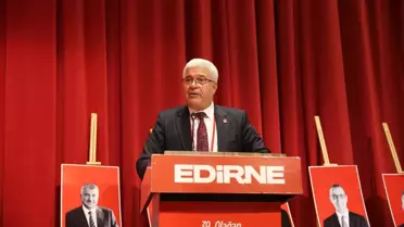 Yücel Balkanlı CHP Edirne İl Başkanı