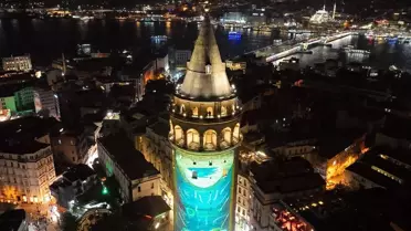 Galata Kulesi'nde Sıfır Atık Gösterisi