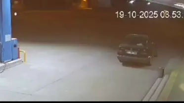 Nusaybin'de Kaza: Araç Akaryakıt İstasyonuna Girdi