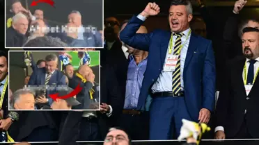 Küçük çocuğu savurdu, Devin Özek'e tokat attı! Sadettin Saran'ın renkli gol sevinci kameralara yansıdı