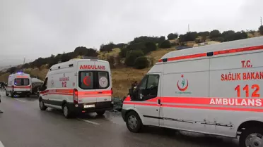 Manisa'da feci kaza: 1 bebek ölü, 5 yaralı