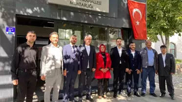 AK Parti Milletvekili Çopuroğlu, Muhtarlar Günü'nde Muhtar Arık'ı Ziyaret Etti