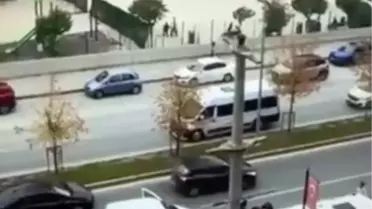 Okul yolunda dehşet! Çocuğunun önünde babaya saldırdı