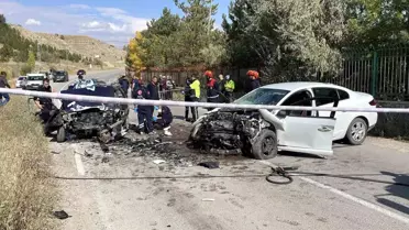 Sivas'ta Trafik Kazası: 1 Ölü, 1 Yaralı