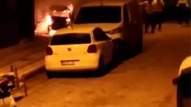 Sultangazi'de Elektrikli Araçta Yangın