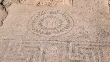 Urfa Kalesi'nde 5. yüzyıla ait mozaik bulundu