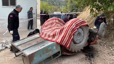 Traktör Devrildi, Sürücü Hayatını Kaybetti