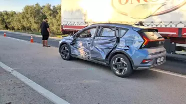 Bursa'da Trafik Kazası: 1 Yaralı