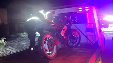 Çeşme'de Motosiklet Denetimi