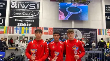 Denizli Güreşçileri Estonya'da Başarı Gösterdi