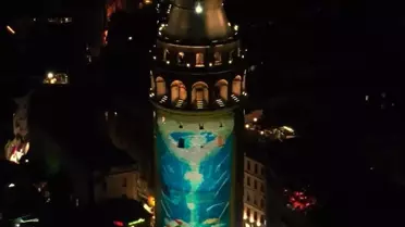 Emine Erdoğan'dan Galata Kulesi'nde 'Sıfır Atık' Paylaşımı